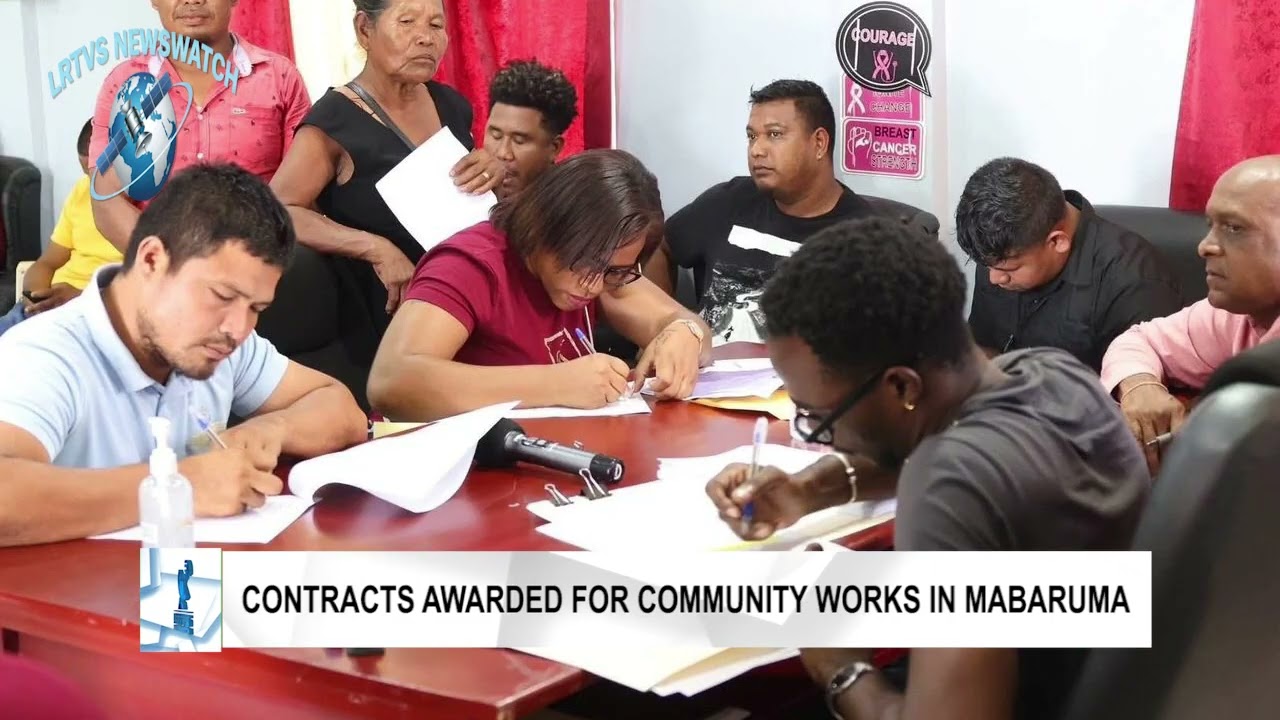 Contracts Awarded for Community Works in Mabaruma