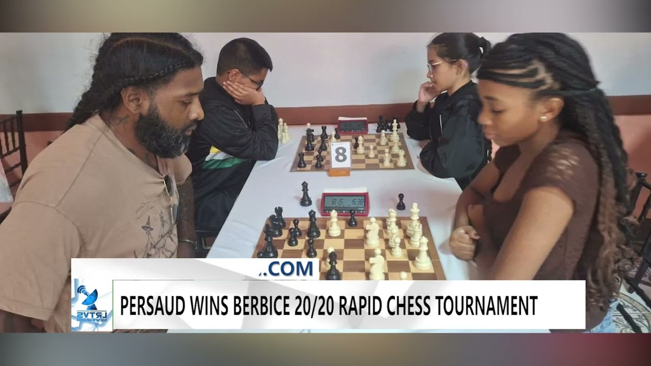 Persaud Wins Berbice 20/20 Rapid Chess Tournament