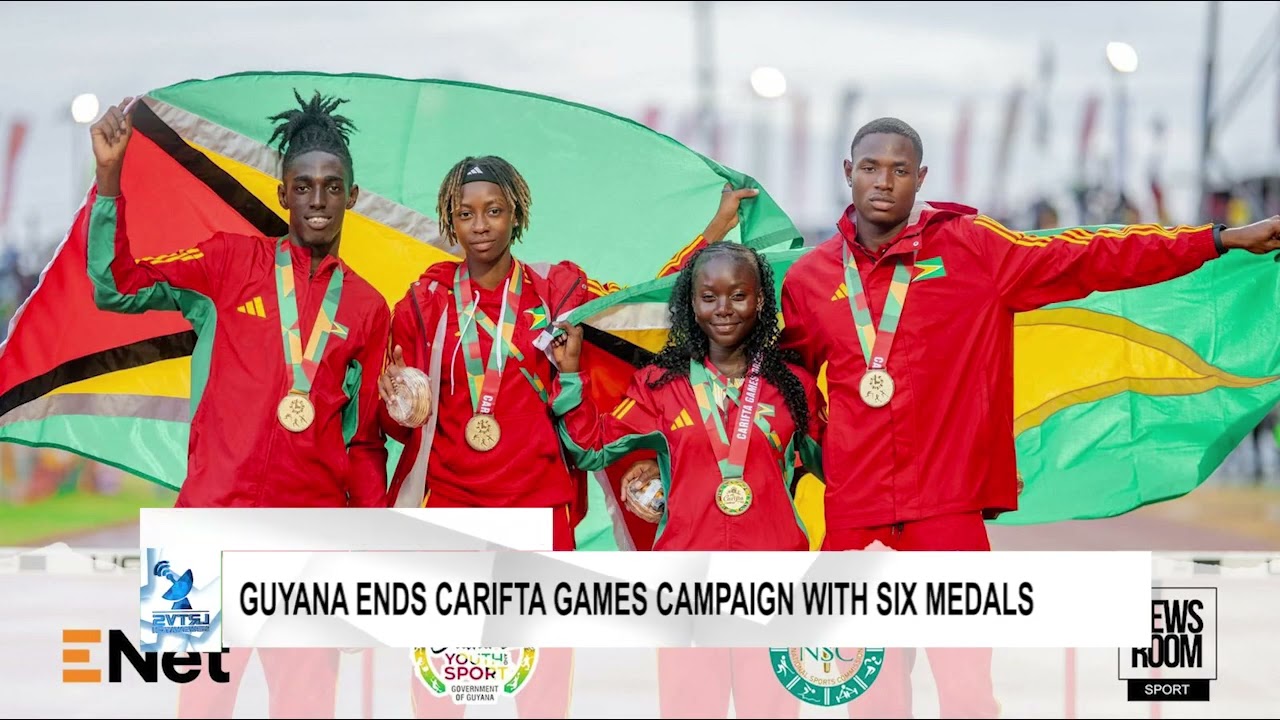 Guyana Ends CARIFTA Games Campaign With Six Medals
