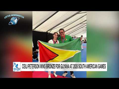 Ceili peterson wins bronze for Guyana at 2026 south american games