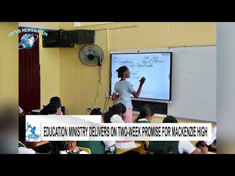 Education Ministry completes McKenzie High repairs within two-week deadline