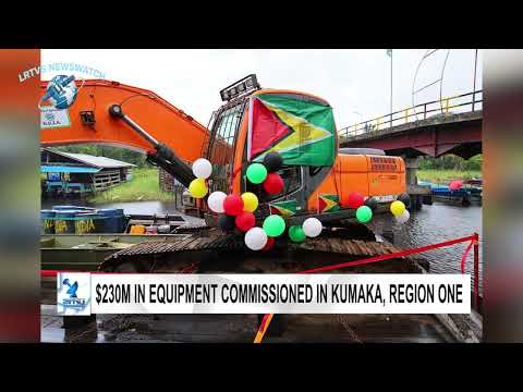 $230M in Equipment Commissioned in Kumaka, Region One