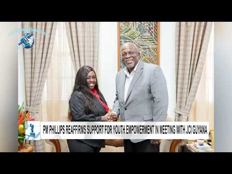 PM Phillips meets JCI Guyana on youth empowerment plans